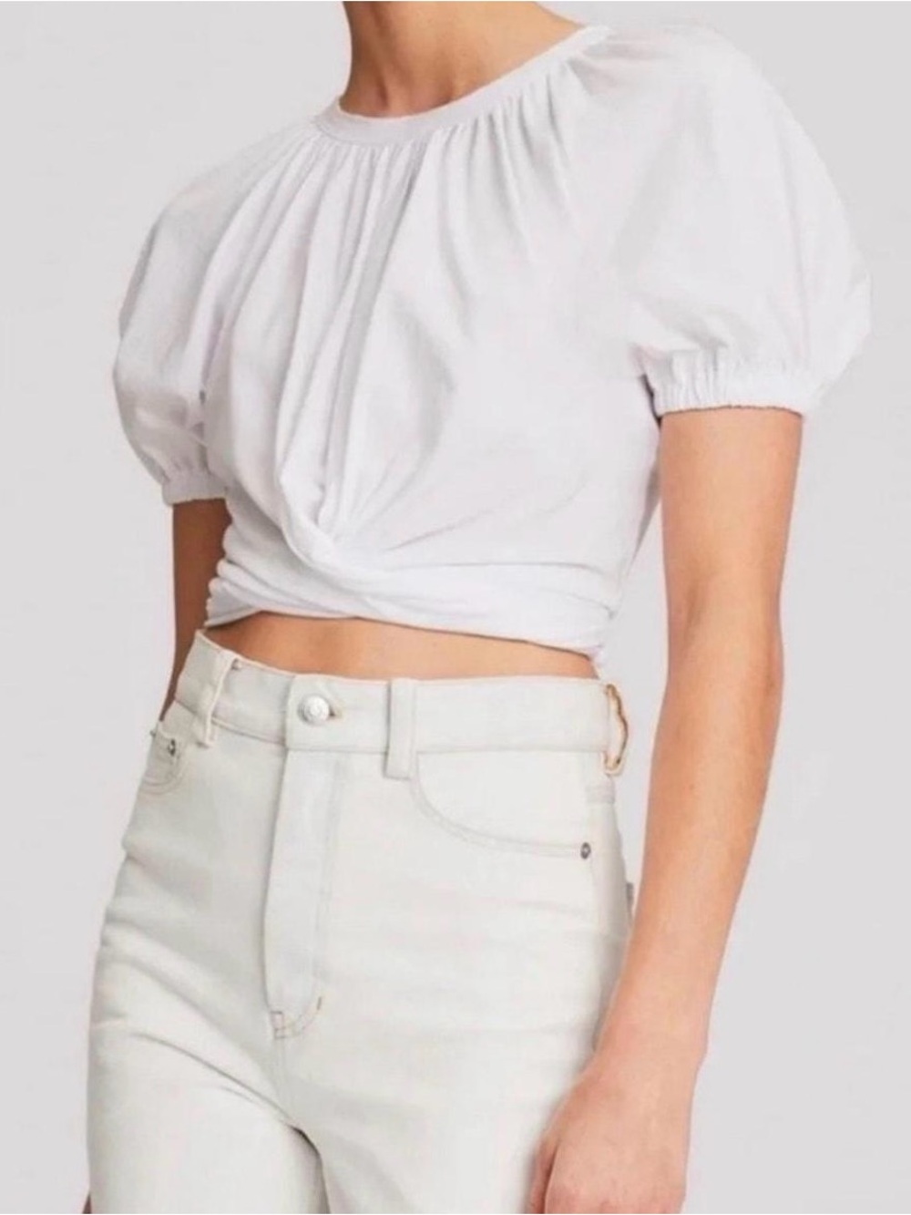 A.L.C Women's White Blouse size Sm